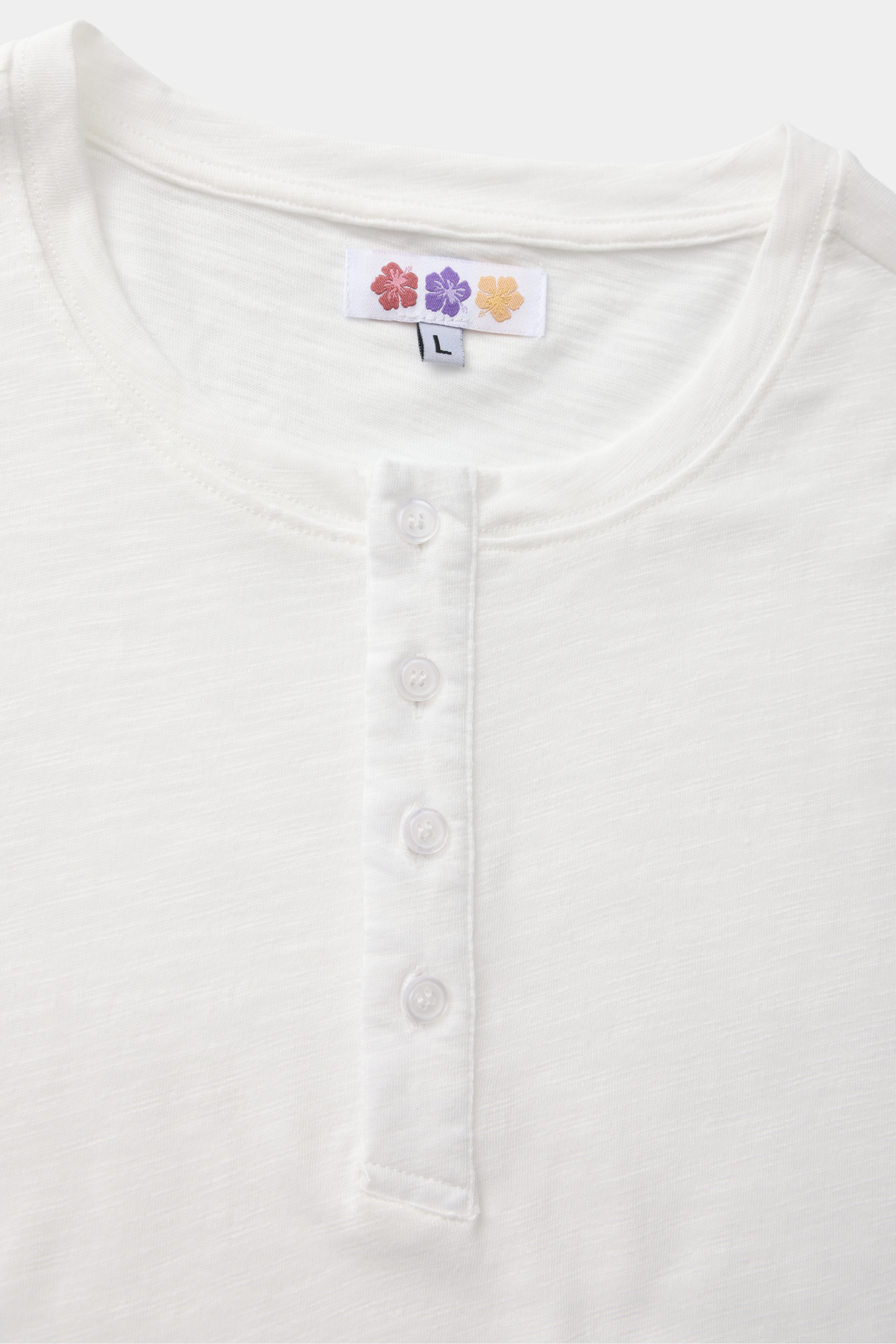 ULTRALIGHT HENLEY WHITE