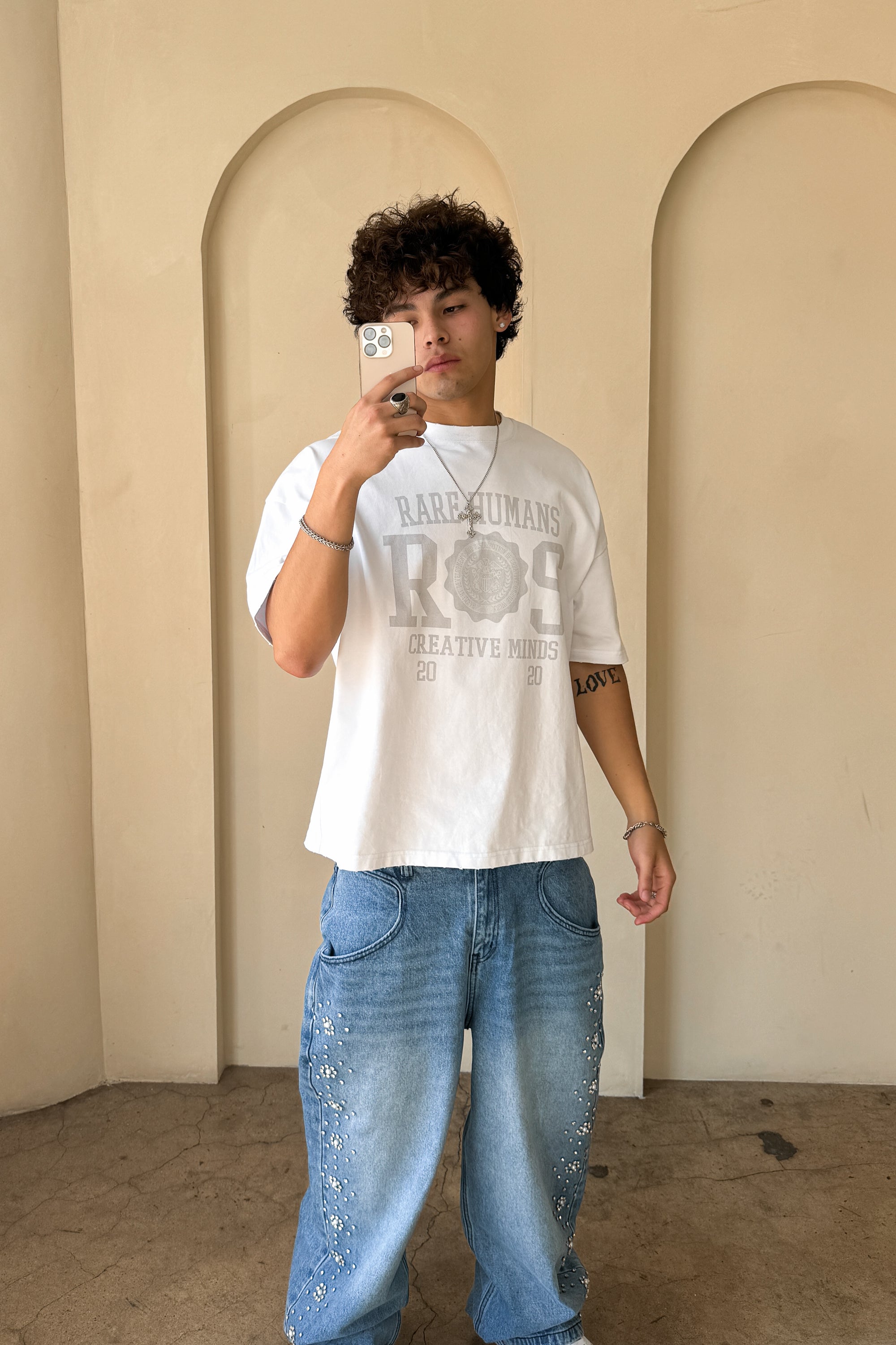 COLLEGE T-SHIRT WHITE