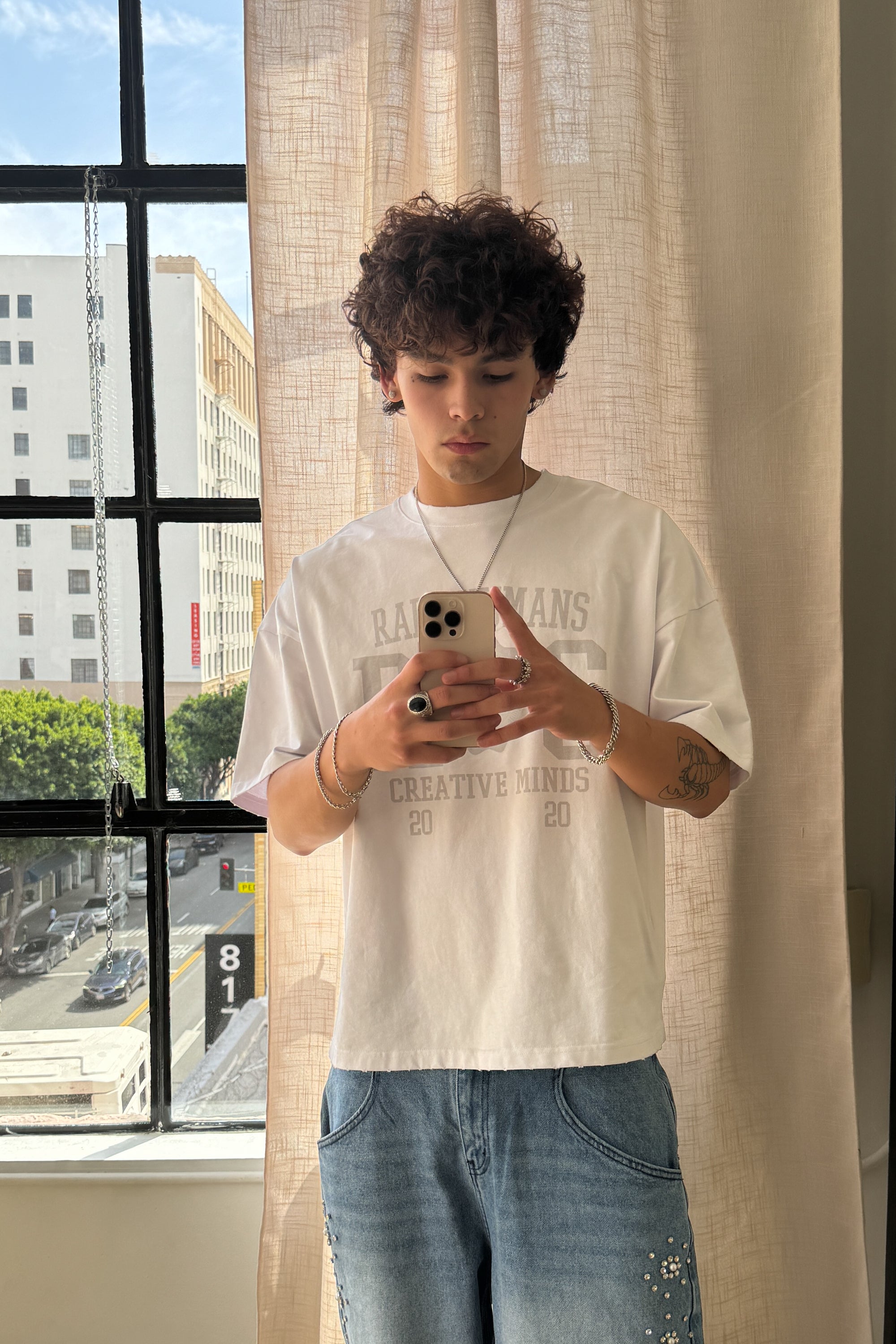 COLLEGE T-SHIRT WHITE