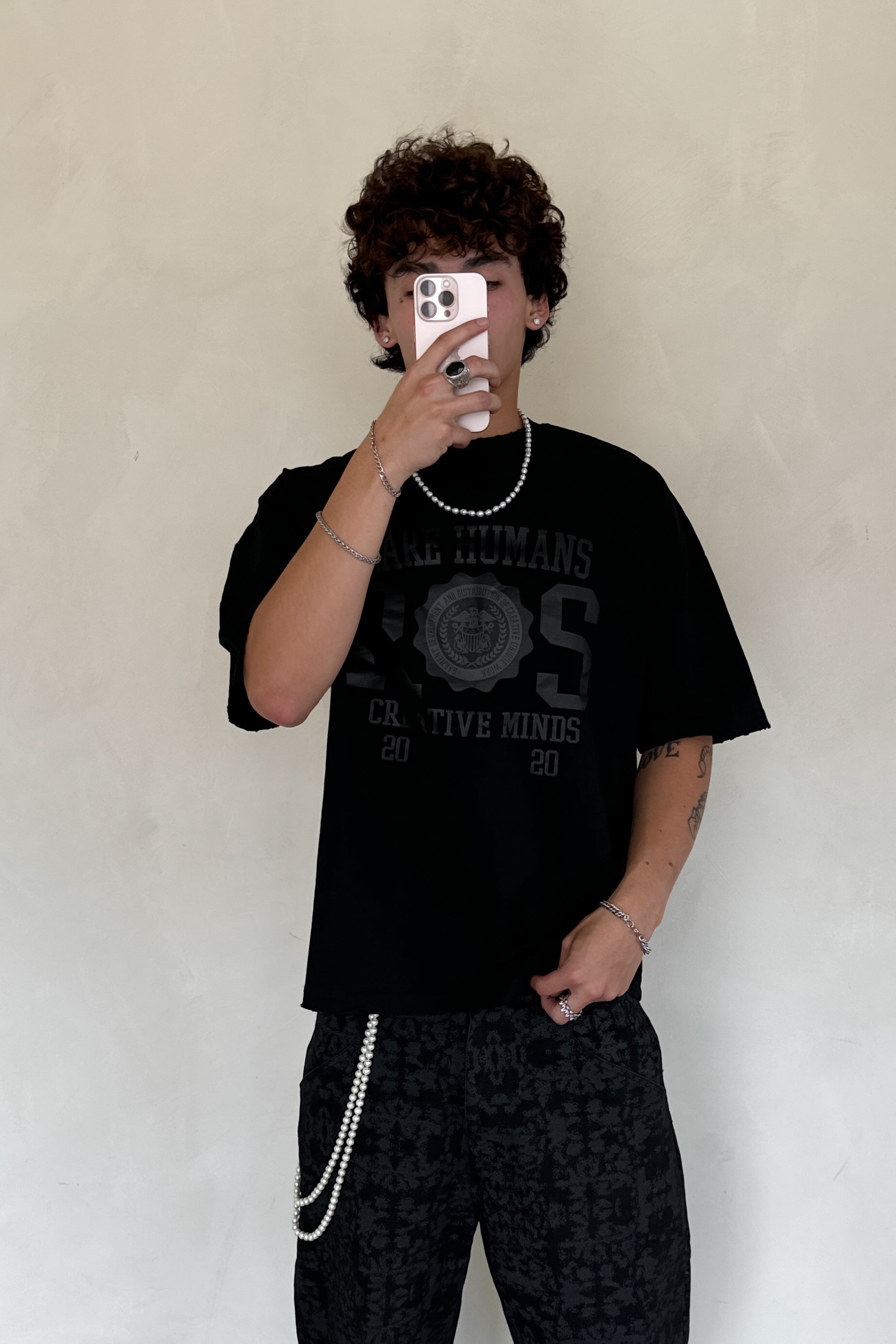 COLLEGE T-SHIRT BLACK