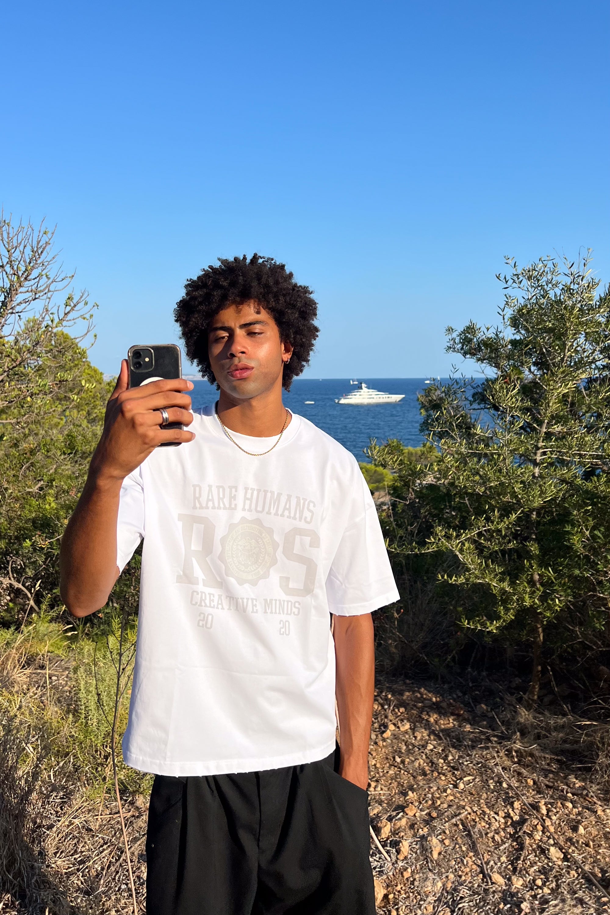 COLLEGE T-SHIRT WHITE