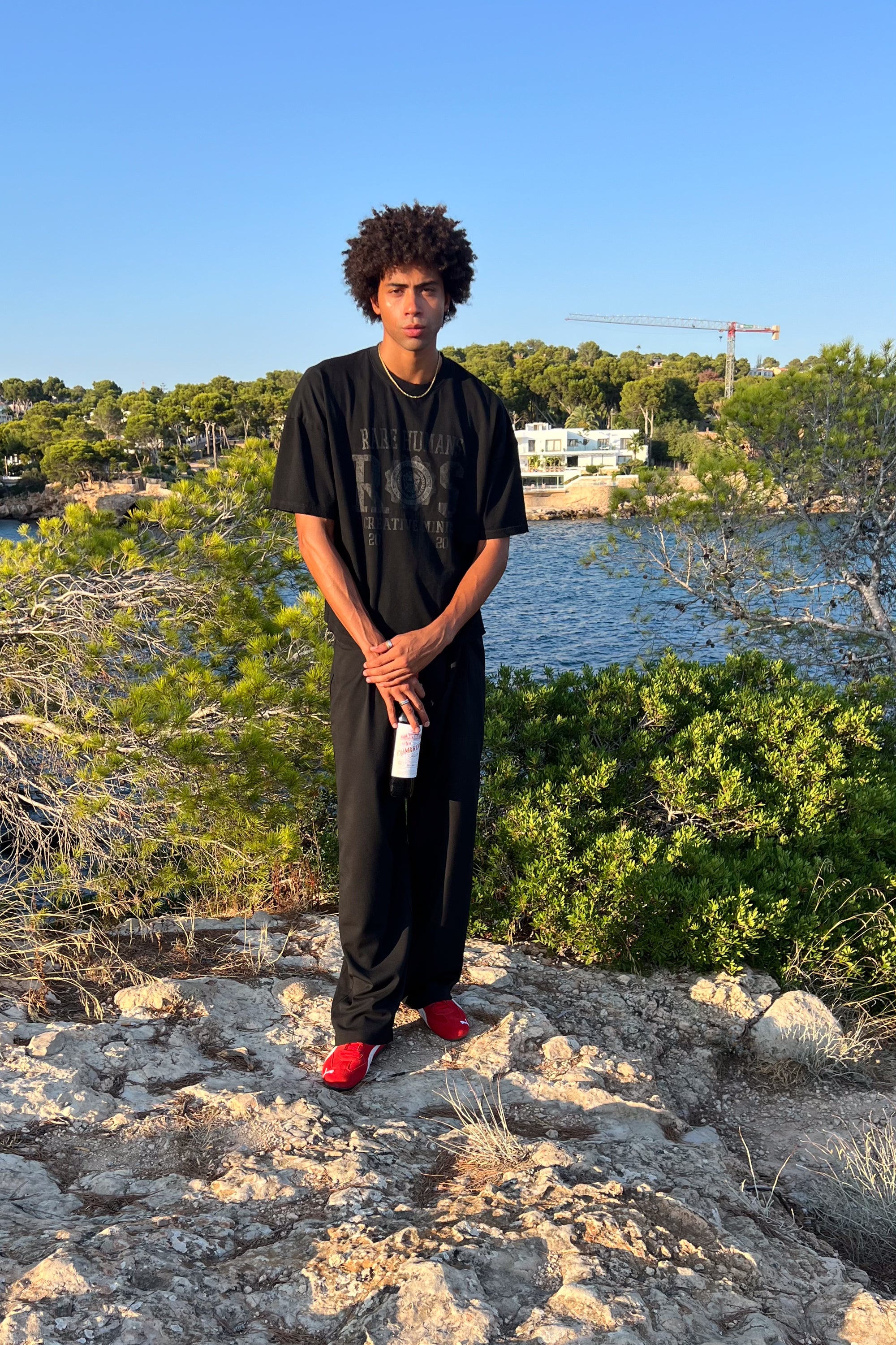 COLLEGE T-SHIRT BLACK