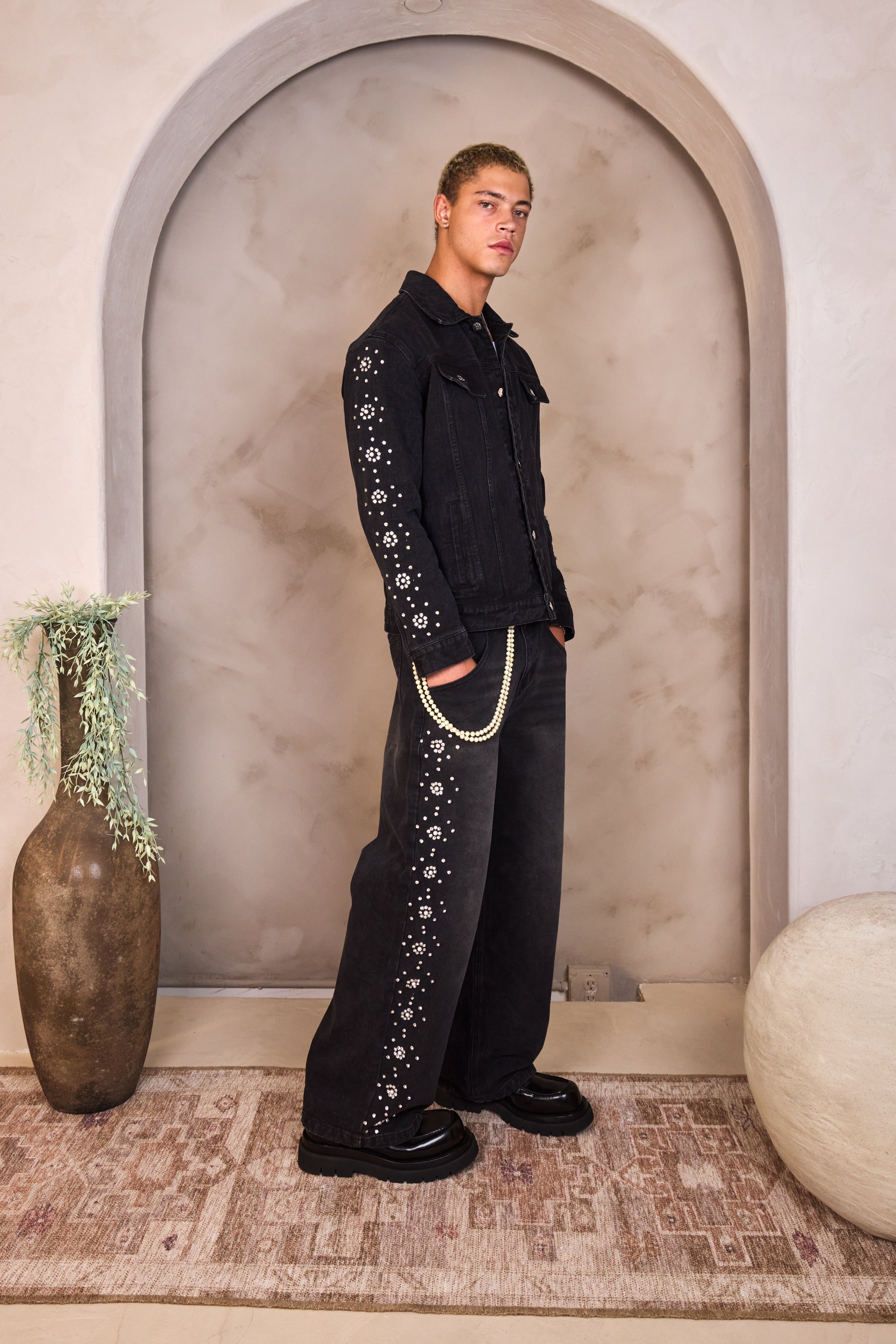 STONE DENIM BLACK