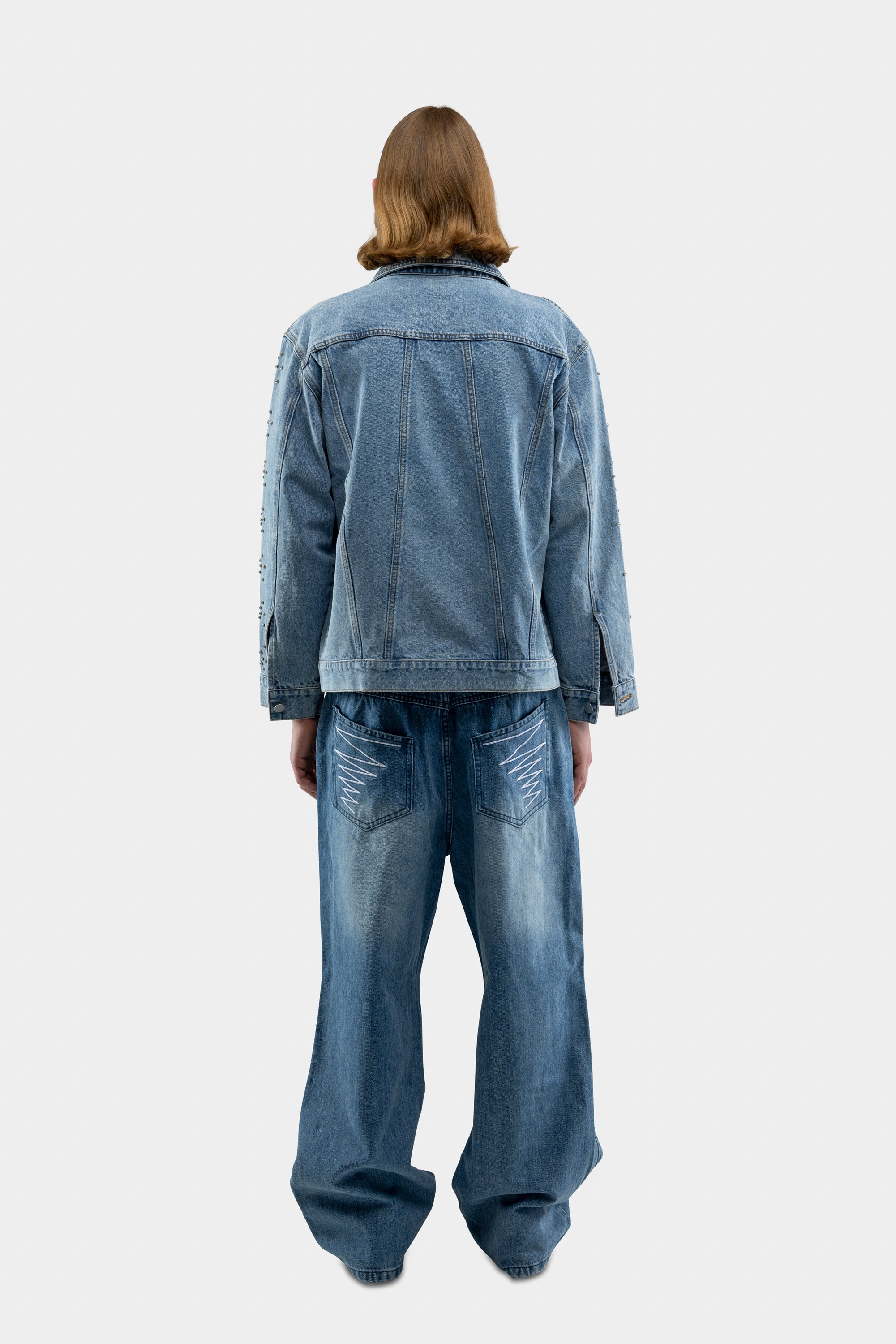 RIPPED DENIM BLUE