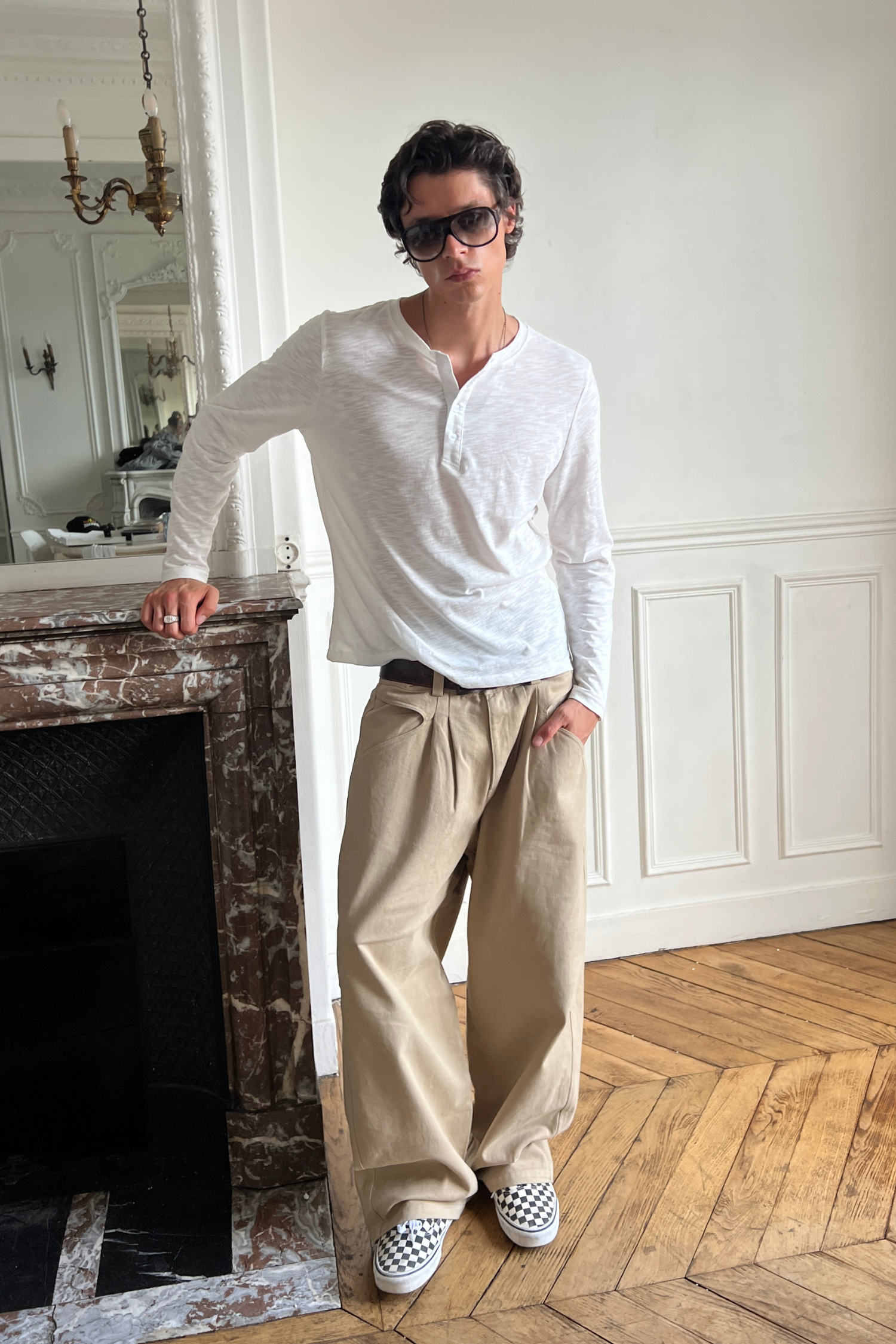 ULTRALIGHT HENLEY WHITE