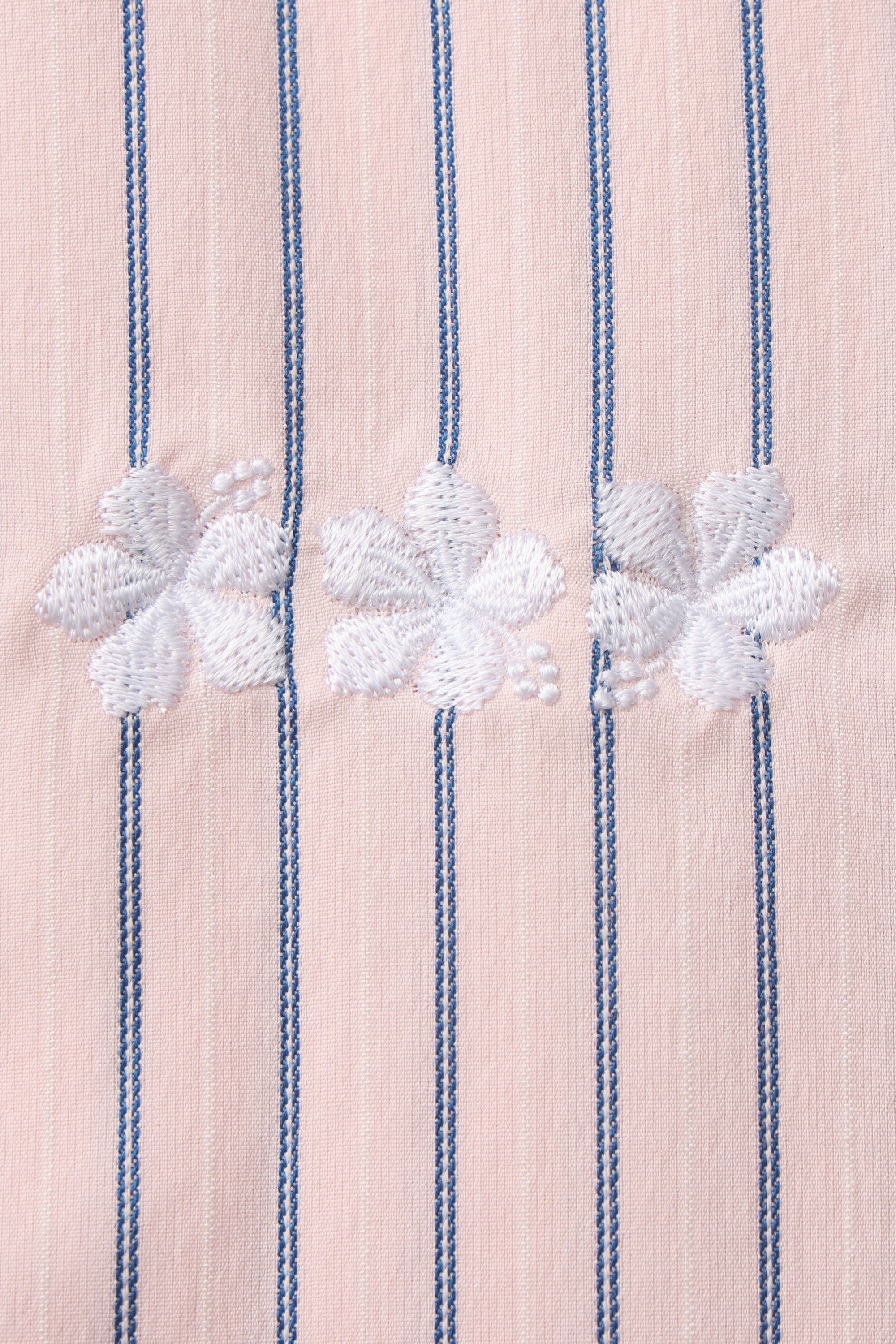 FLOWER STRIPED SHIRT
