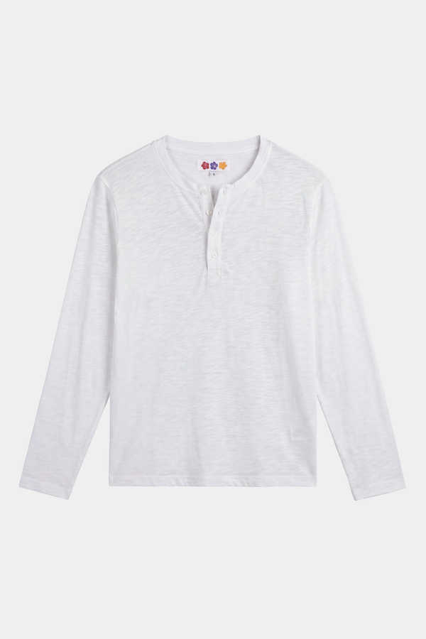 ULTRALIGHT HENLEY WHITE