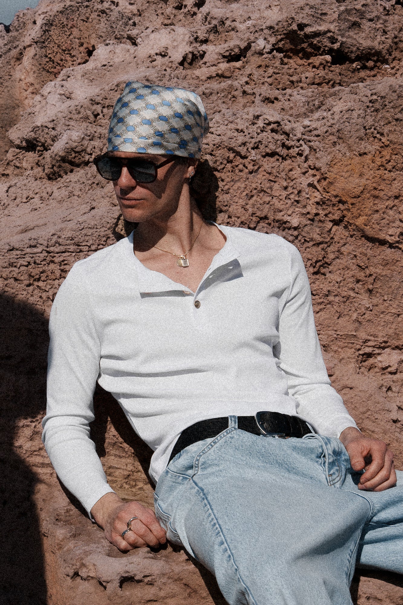 HENLEY SHIRT WHITE