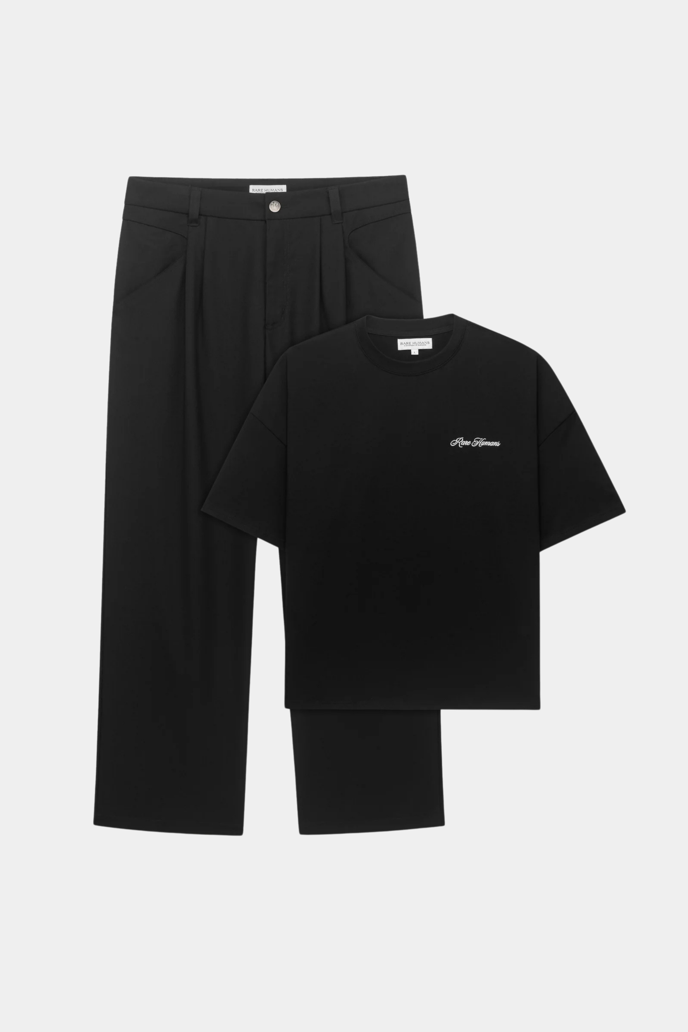 SUIT PANTS & PEARL T-SHIRT (PACK)