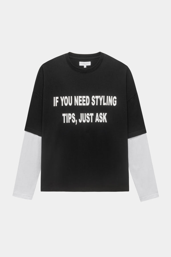 MEMBERS LONGSLEEVE BLACK