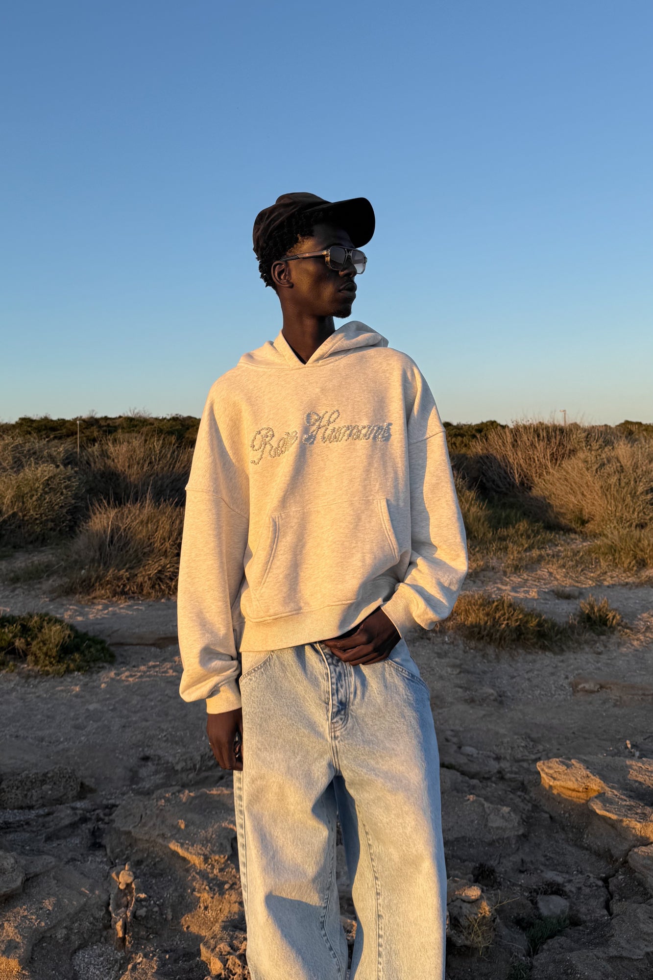 PEARL HOODIE GREY