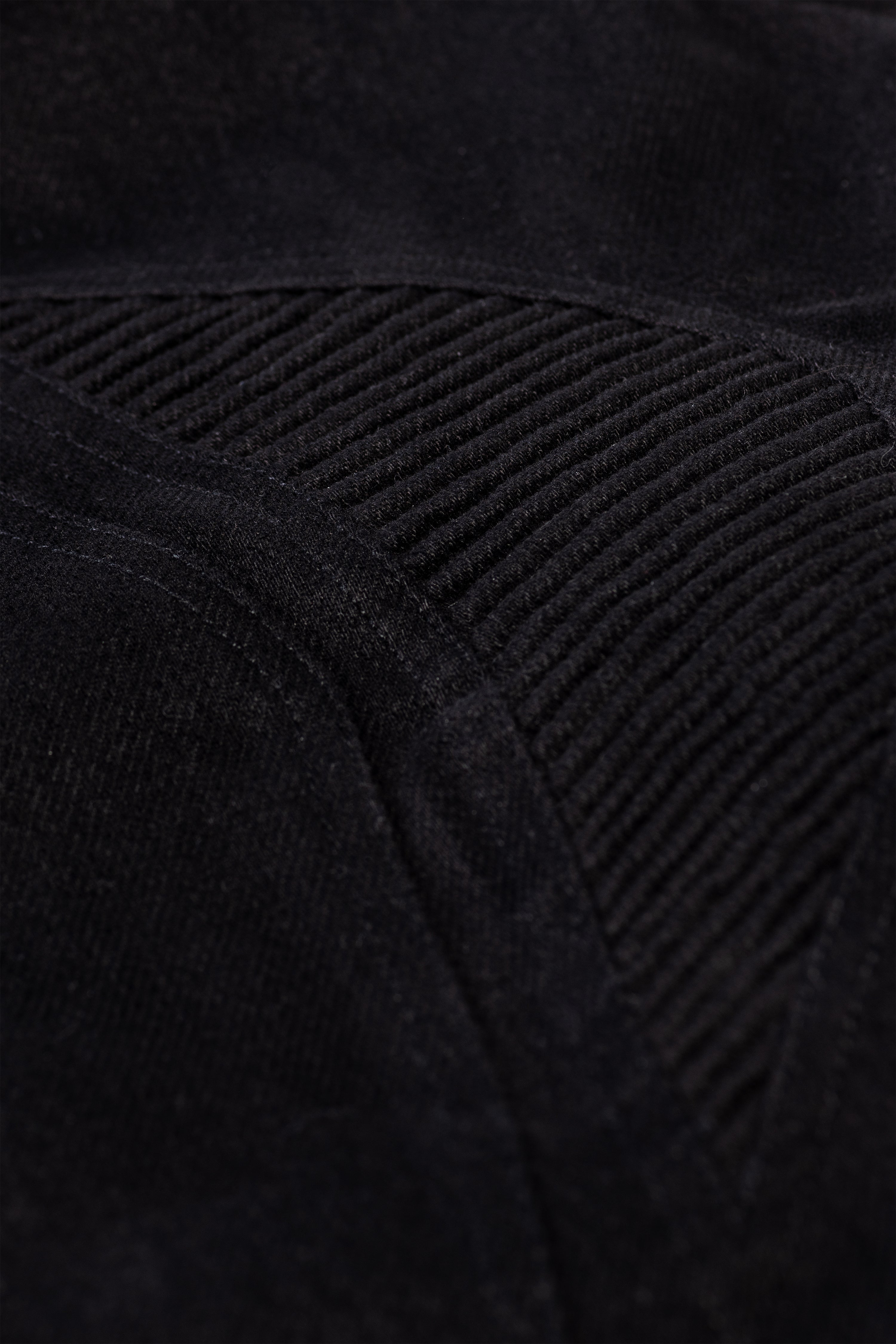 DENIM ZIP HOODIE BLACK