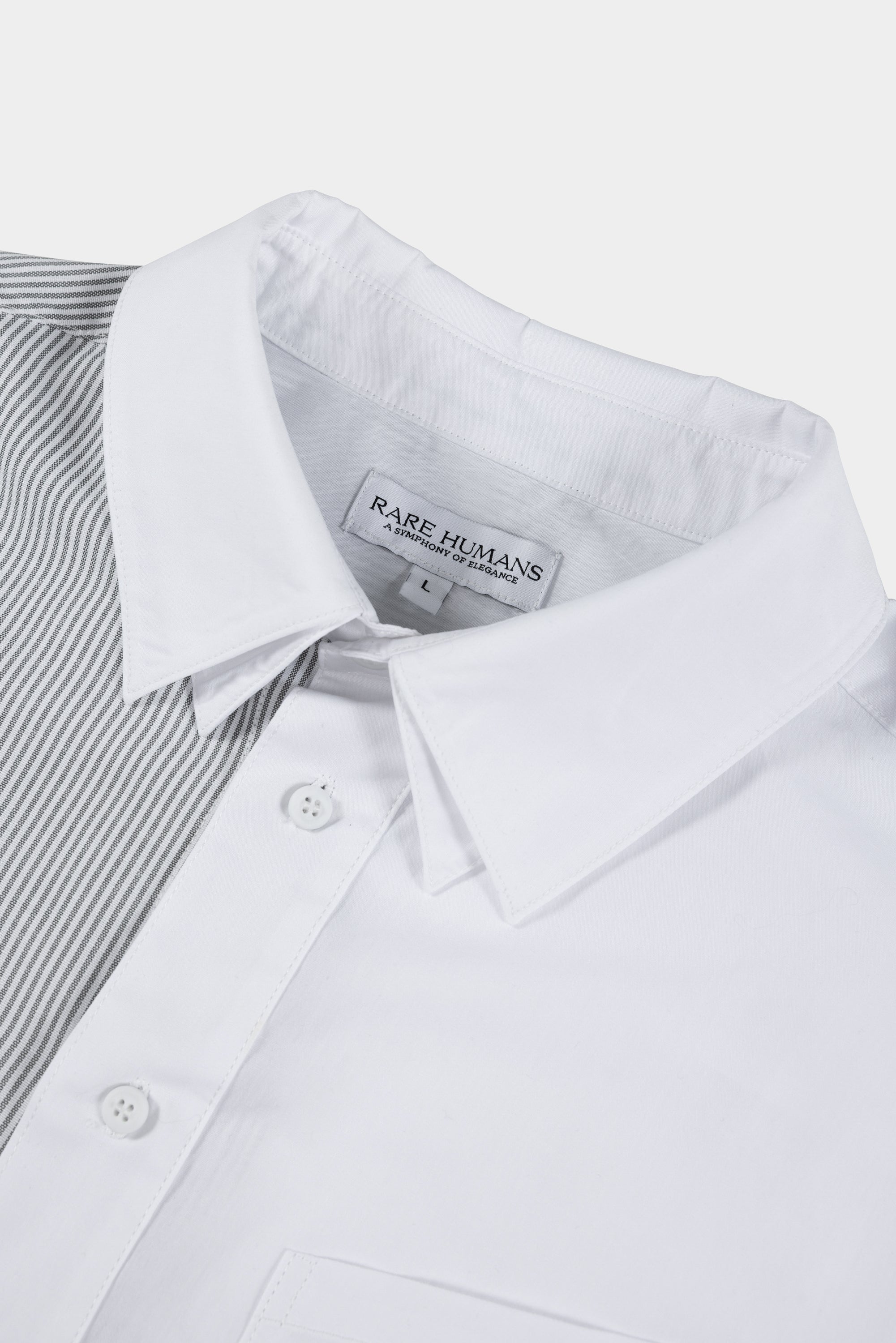 SPLITTED SHIRT GREY