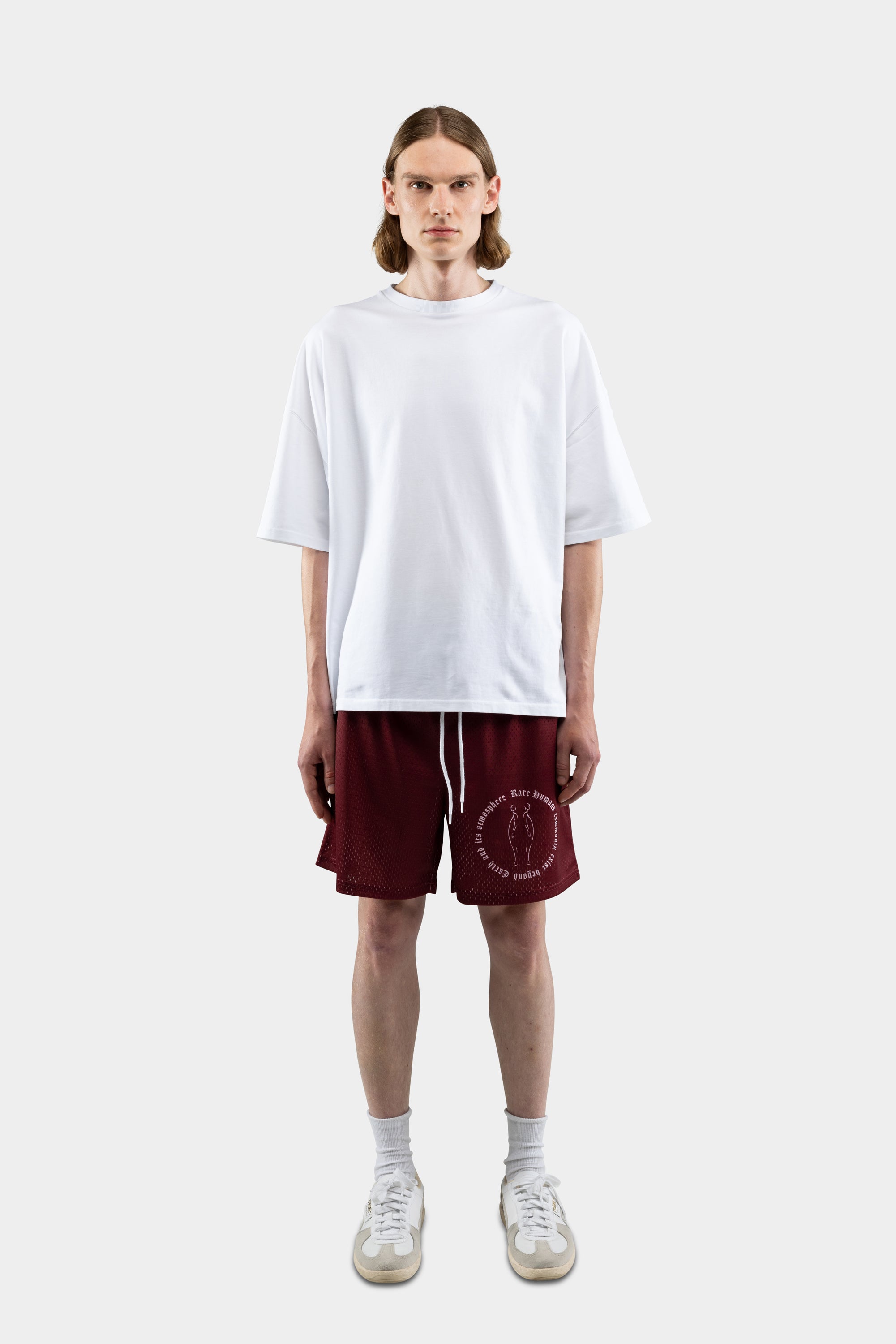 MESH SHORTS RED