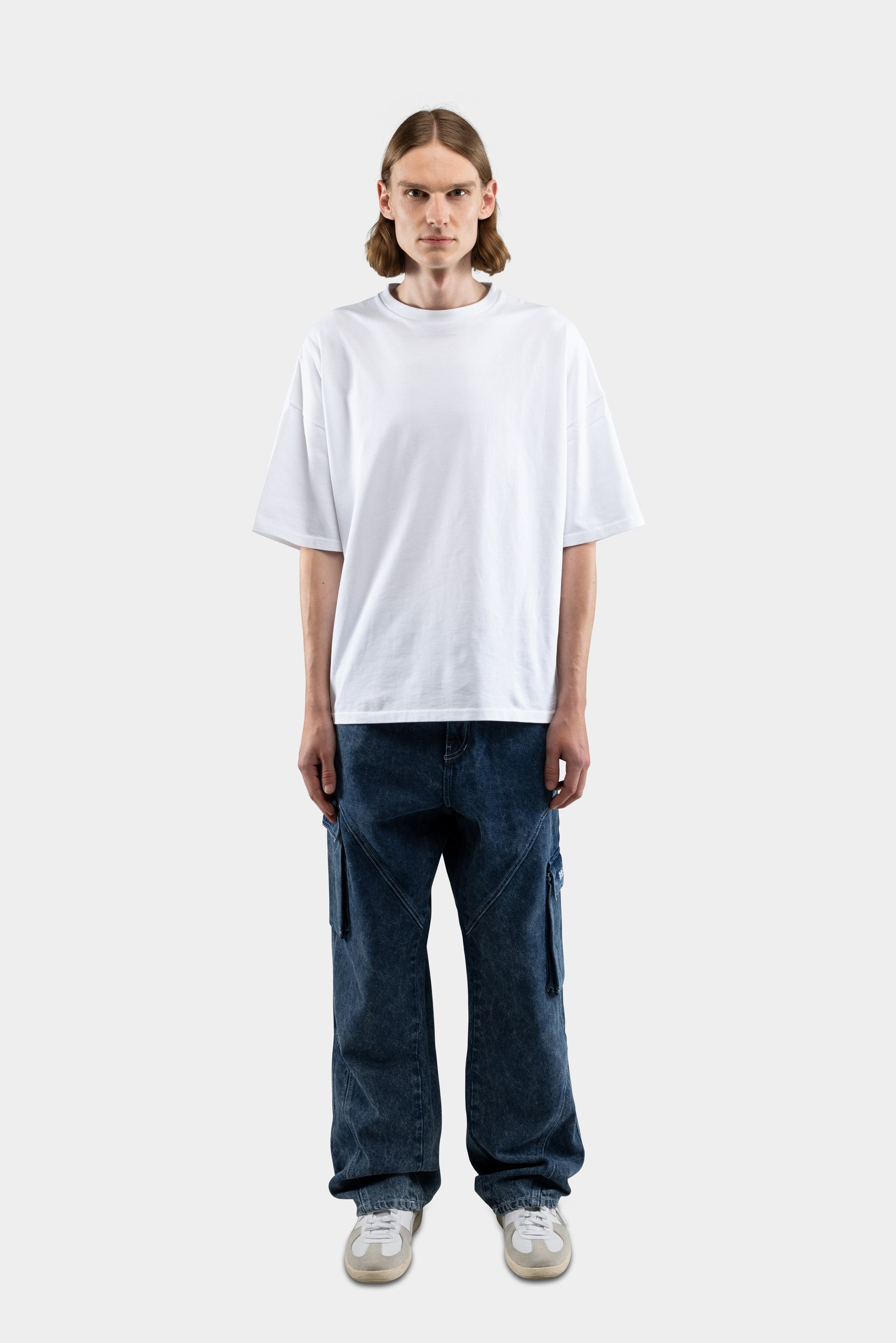 MULTI  POCKET JEANS CARGO BLUE