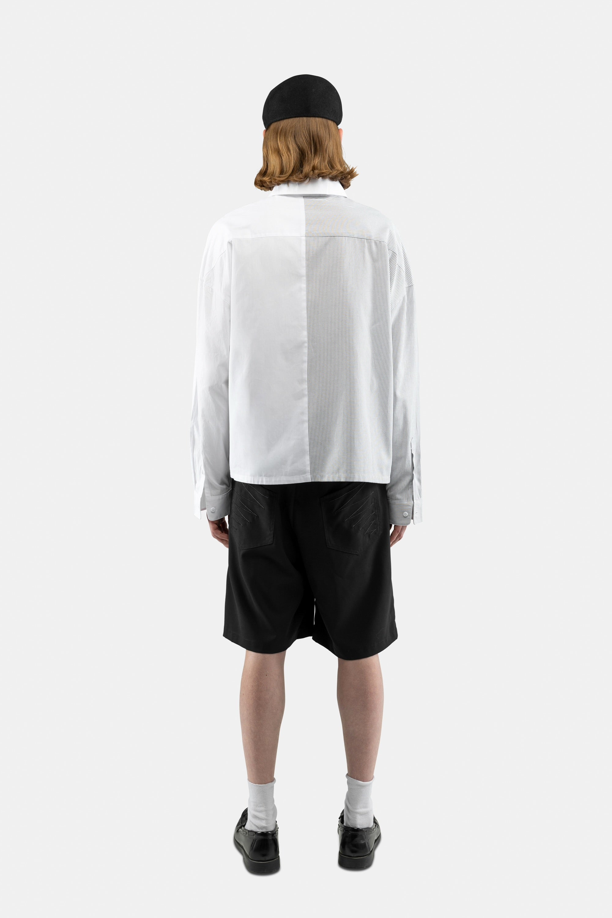 SPLITTED SHIRT GREY