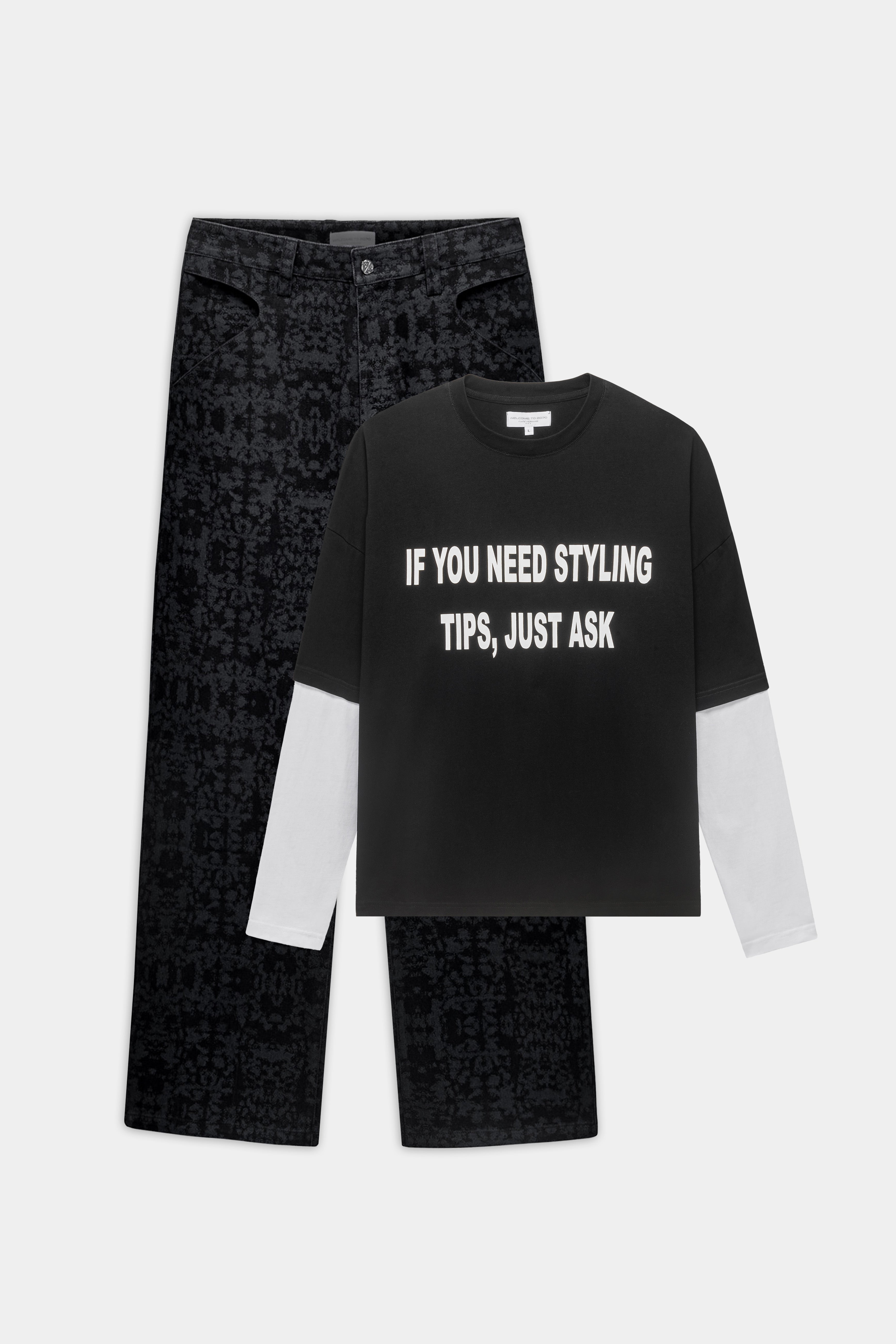 MEMBERS LONGSLEEVE & CAMO DENIM (PACK)