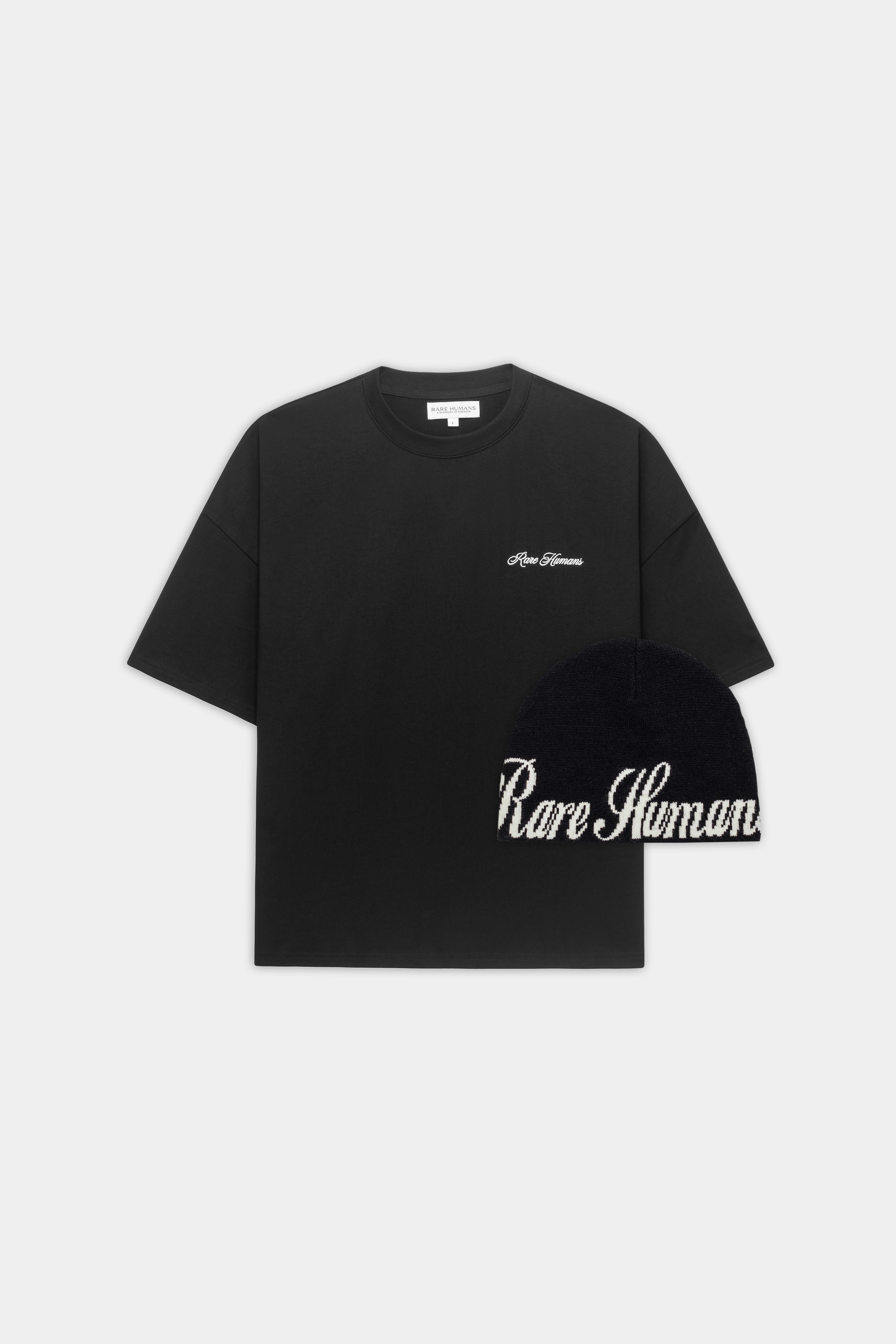 PEARL T-SHIRT & LOGO BEANIE (PACK)